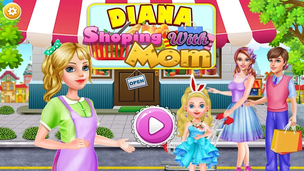 Mall Shopping with Diana (Молл Шоппинг с Дианой)  [МОД Бесконечные деньги] Screenshot 1