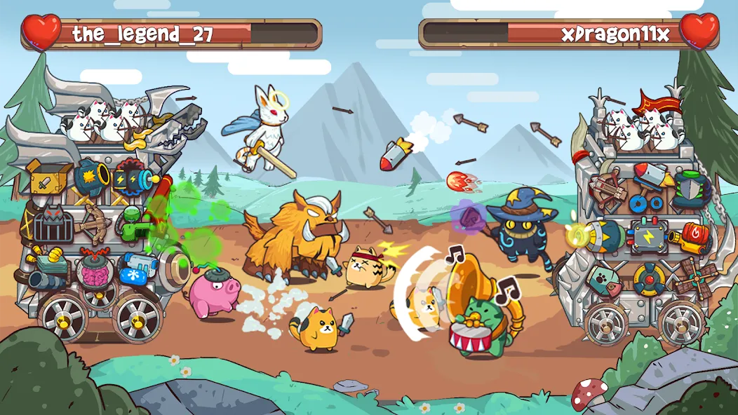 CatnRobot Idle TD: Battle Cat (КэтТауэр Айдл ТД)  [МОД Бесконечные деньги] Screenshot 3