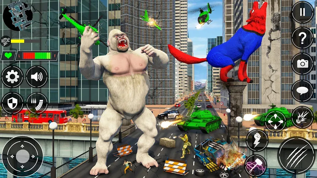 Giant Gorilla Bigfoot Monster (Энгри Горилла)  [МОД Много монет] Screenshot 4