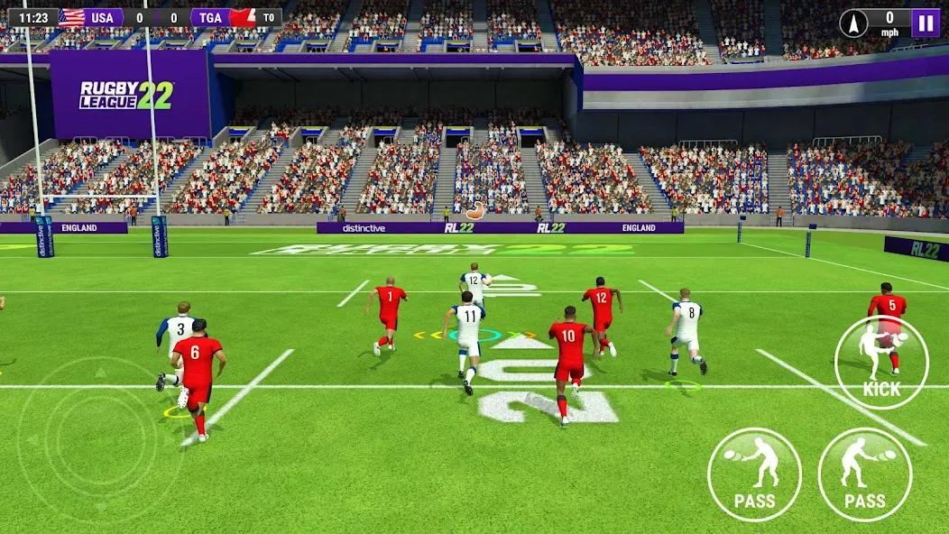 Rugby League 22 (Рубиги Лига 22)  [МОД Меню] Screenshot 1