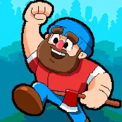 Скачать взломанную Timberman The Big Adventure (Тимбермен Большое Приключение)  [МОД Бесконечные монеты] - полная версия apk на Андроид