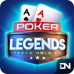 Скачать взлом Poker Legends - Texas Hold'em (Покер Легенды)  [МОД Бесконечные деньги] - полная версия apk на Андроид