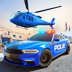 Скачать взломанную US Police Car Transporter Game (Полицейский транспорт игры)  [МОД Все открыто] - полная версия apk на Андроид