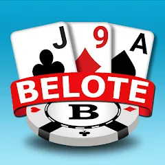 Взлом Blot Belote Coinche Online  [МОД Бесконечные деньги] - полная версия apk на Андроид