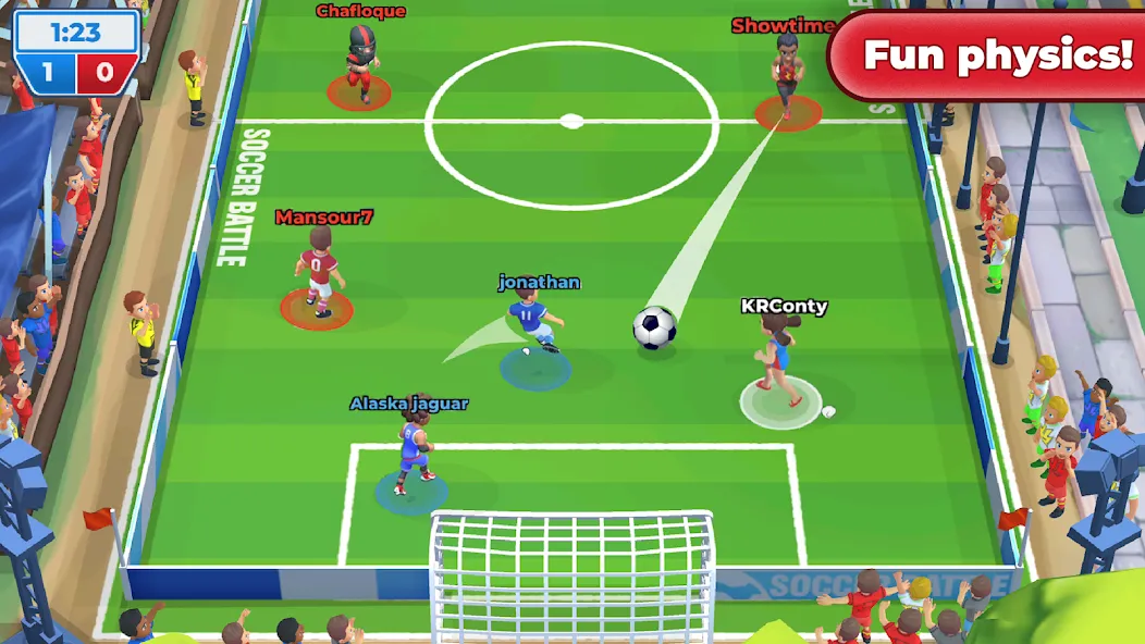 Soccer Battle -  PvP Football  [МОД Меню] Screenshot 2