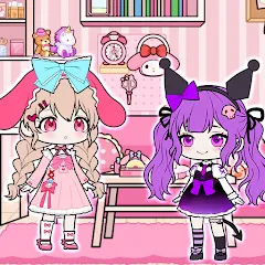 Взлом YOYO Doll School life Dress up (ЙОЙО Лайф ворлд)  [МОД Много монет] - последняя версия apk на Андроид