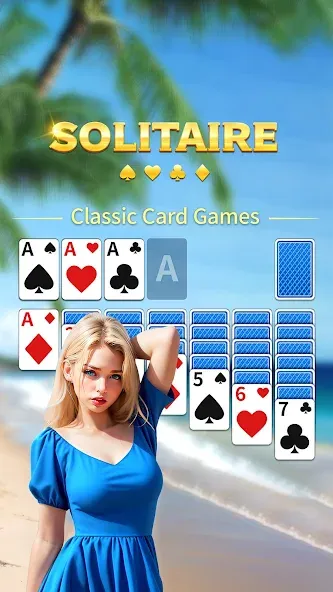 Solitaire Classic:Card Game (Солитер Классик)  [МОД Unlocked] Screenshot 1