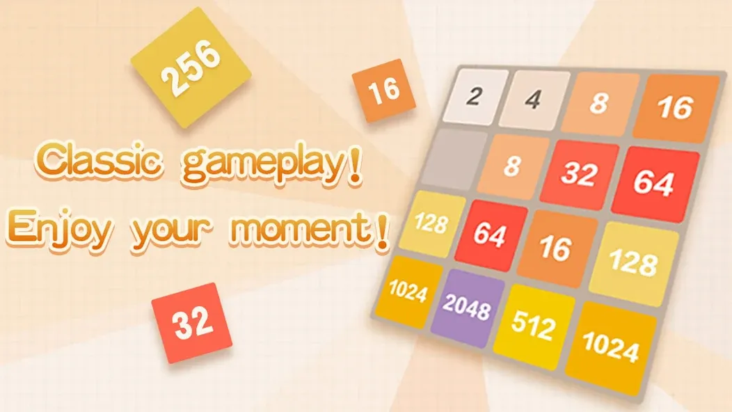 Number Charm: Slide Puzzle (Две тысячи сорок восемь)  [МОД Unlocked] Screenshot 1