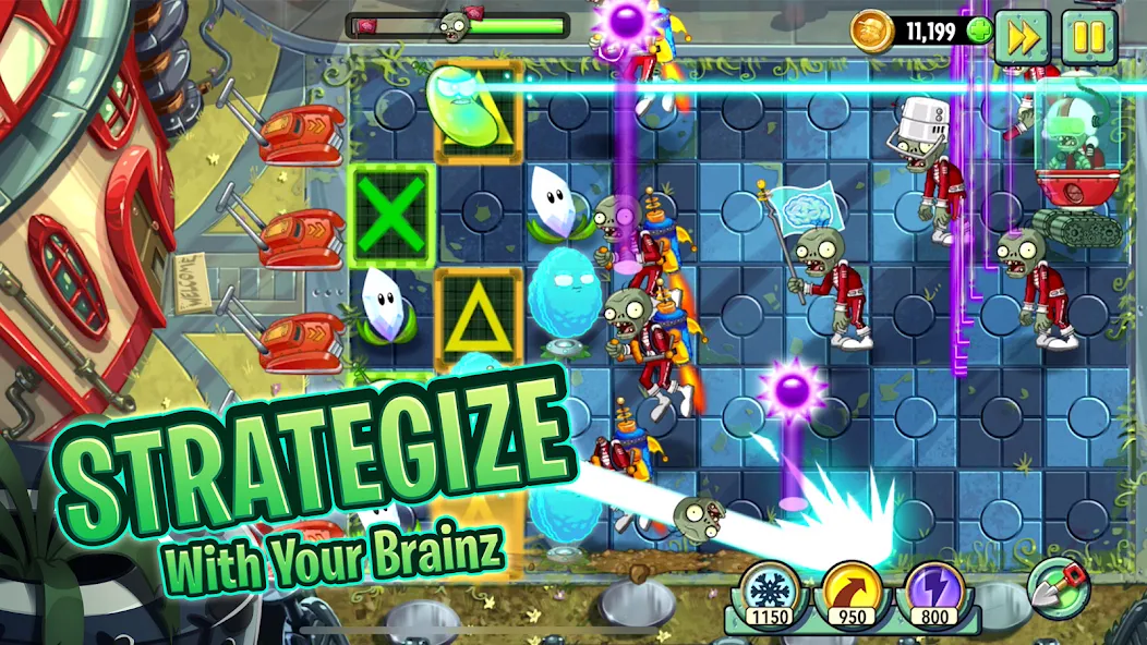 Plants vs. Zombies™ 2  [МОД Unlimited Money] Screenshot 1