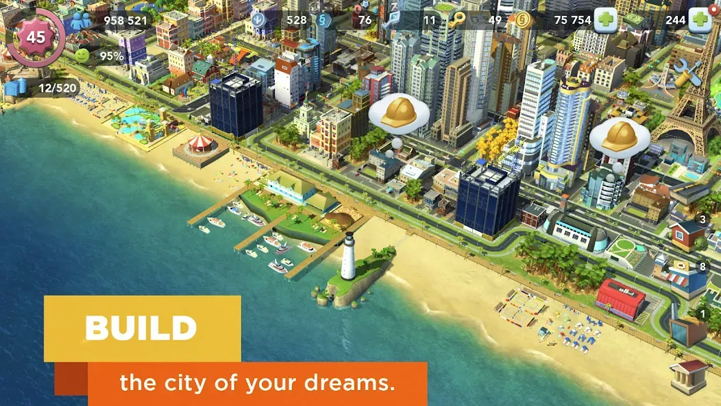 SimCity BuildIt (СимСити БилдИт)  [МОД Mega Pack] Screenshot 3