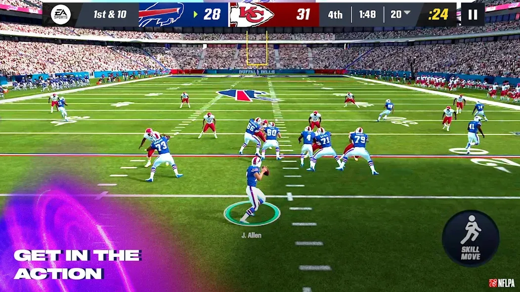 Madden NFL 24 Mobile Football (Мэдден НФЛ 23 Мобильный Футбол)  [МОД Бесконечные деньги] Screenshot 1