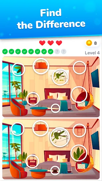 Differences - find & spot them  [МОД Unlocked] Screenshot 1