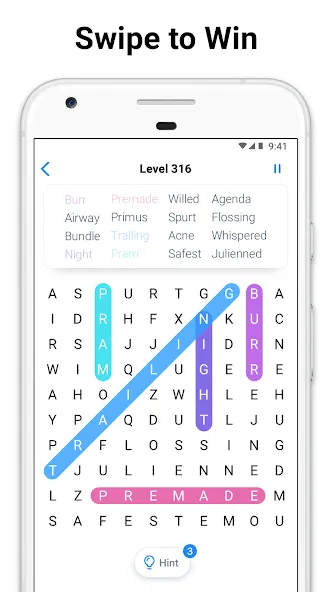 Word Search - crossword puzzle (Уорд Срч)  [МОД Menu] Screenshot 3