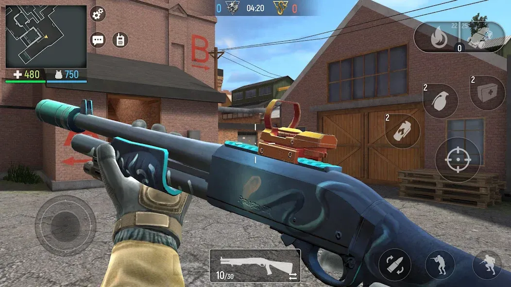 Modern Ops: Gun Shooting Games (Модерн Опс)  [МОД Menu] Screenshot 5