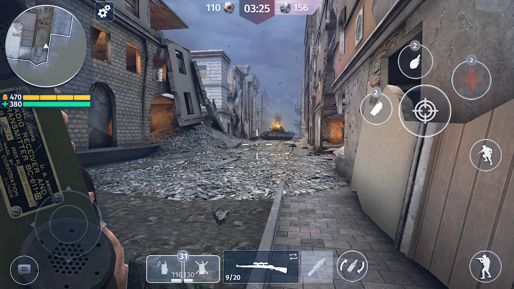 World War 2: Shooting Games (Вторая мировая война)  [МОД Menu] Screenshot 2