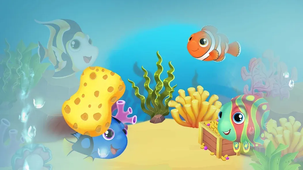 Baby Aquarium - Fish game  [МОД Menu] Screenshot 2