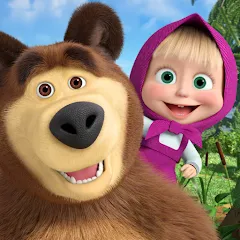 Взломанная Masha and the Bear Educational  [МОД Меню] - стабильная версия apk на Андроид