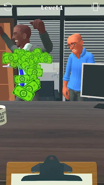 Boss Life 3D: Office Adventure (Босс Лайф 3Д)  [МОД Unlimited Money] Screenshot 2