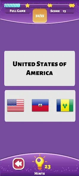 Country Flags World Quiz Game  [МОД Много денег] Screenshot 1