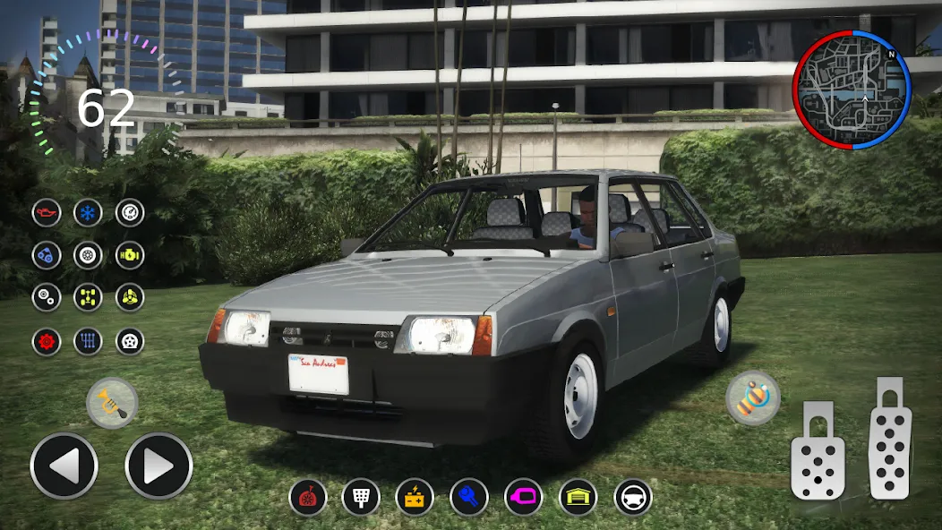 21099 Lada: Russian Racer Max  [МОД Бесконечные монеты] Screenshot 1