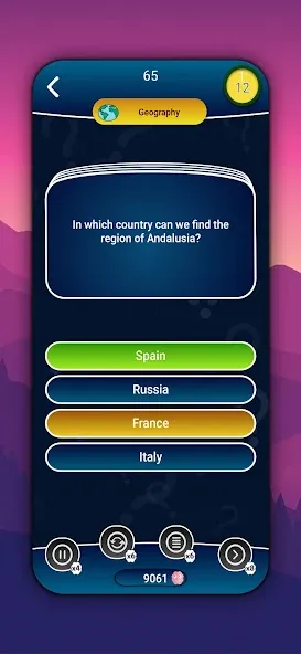 Millionaire Trivia Quiz  [МОД Бесконечные монеты] Screenshot 3