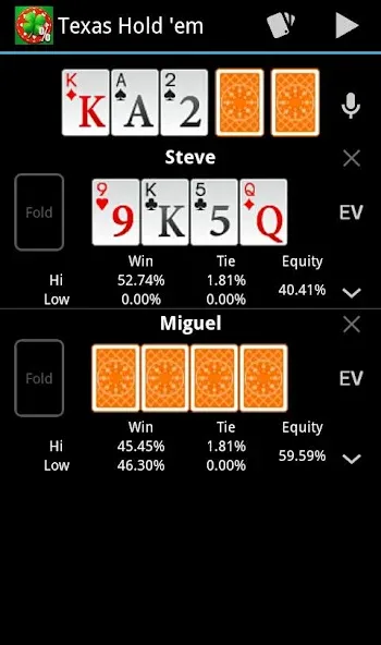 Poker Calculator  [МОД Unlimited Money] Screenshot 3