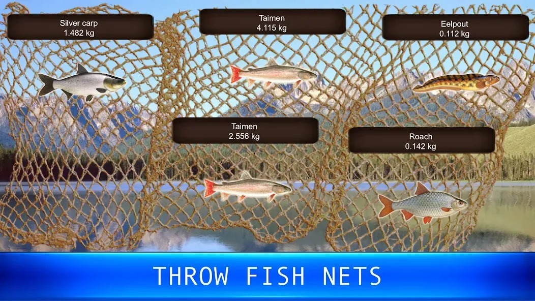 Fish rain: sport fishing  [МОД Бесконечные деньги] Screenshot 5