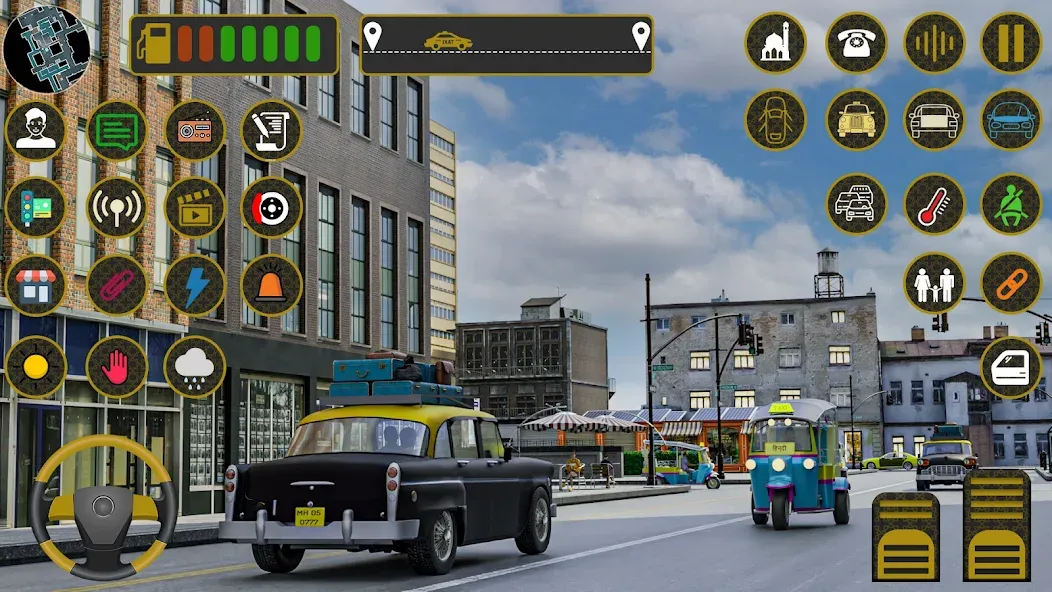 Indian Taxi Simulator car Game (Индийский такси симулятор автомобиля Игра)  [МОД Mega Pack] Screenshot 5