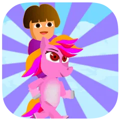 Взлом Dora Riding Pony Escape Jungle (Дора на Пони Едет из Джунглей)  [МОД Все открыто] - последняя версия apk на Андроид