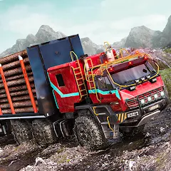 Взлом Offroad Mud Truck Driving Sim  [МОД Unlocked] - полная версия apk на Андроид