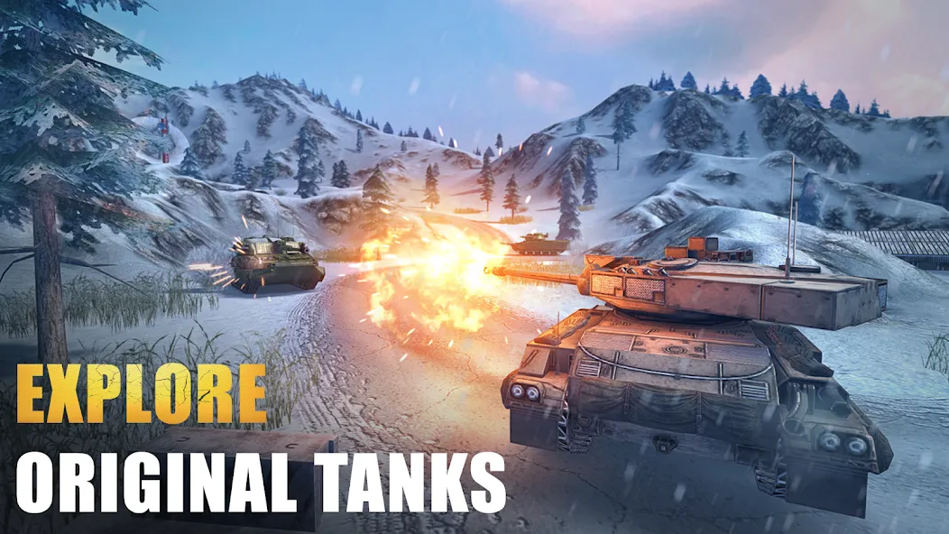 Tank Force: Tank games blitz  [МОД Много монет] Screenshot 4