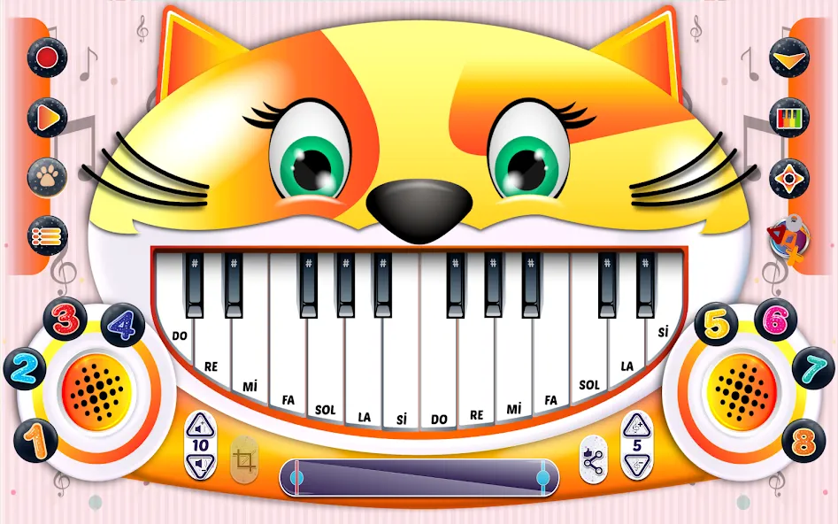 Meow Music - Sound Cat Piano (Мяу Музыка)  [МОД Бесконечные монеты] Screenshot 1