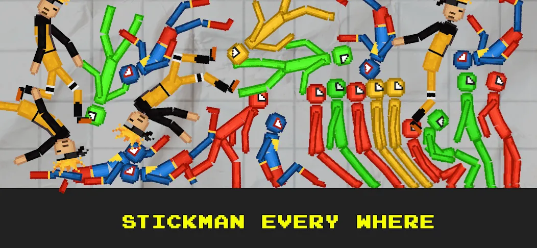 Stickman Playground (тикман Плейграунд)  [МОД Menu] Screenshot 5