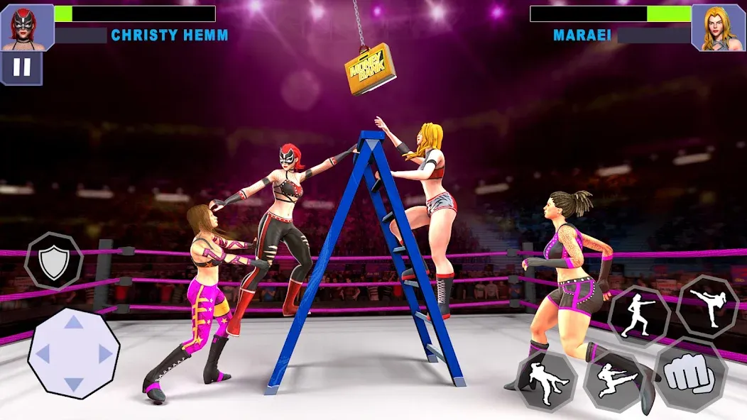 Bad Girls Wrestling Game  [МОД Unlimited Money] Screenshot 3