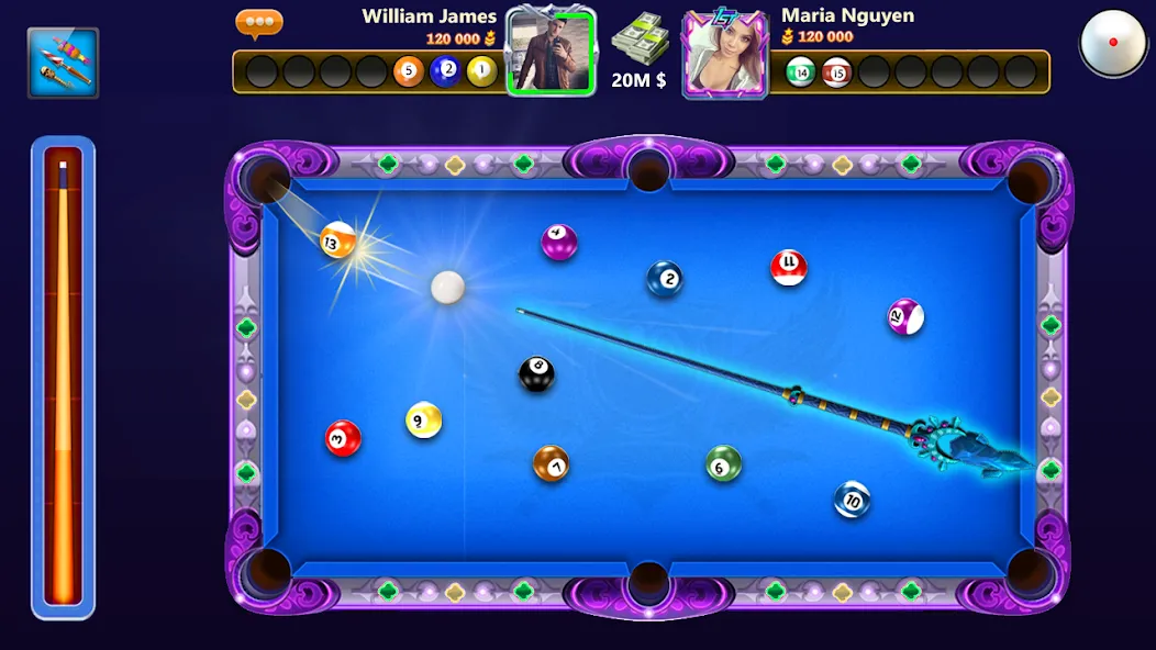 8 Ball Offline - Billiard Pool (Шар Оффлайн)  [МОД Много монет] Screenshot 2