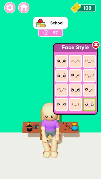 Famous Fashion - Dress Up Game (Фэймос Фэшн)  [МОД Меню] Screenshot 5