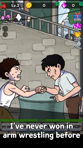 Arm Wrestling Clicker (Армреслинг Кликер)  [МОД Бесконечные монеты] Screenshot 3