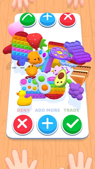 Fidget Toys Trading・Pop It 3D (Фиджет Тойс Трейдинг)  [МОД Много денег] Screenshot 1