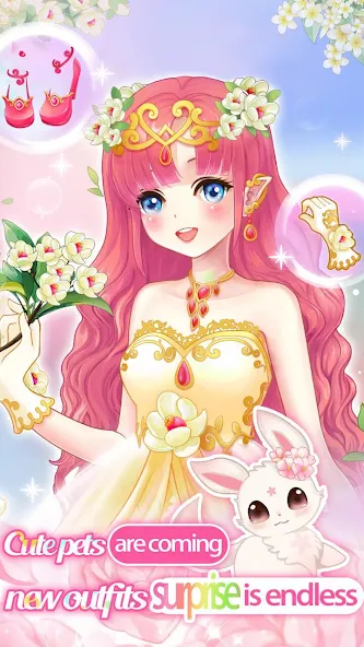 Dream Flower Dressup  [МОД Mega Pack] Screenshot 1