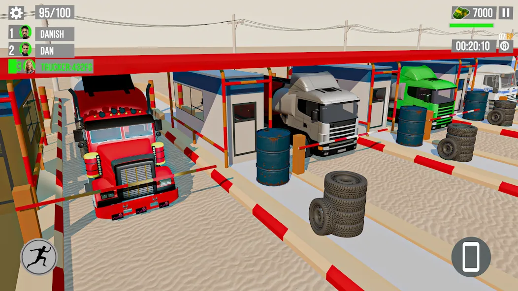 Euro Truck Gas Station Games  [МОД Много монет] Screenshot 4