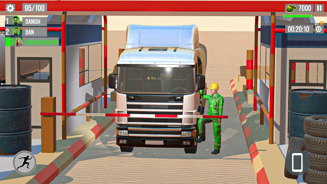 Euro Truck Gas Station Games  [МОД Много монет] Screenshot 5