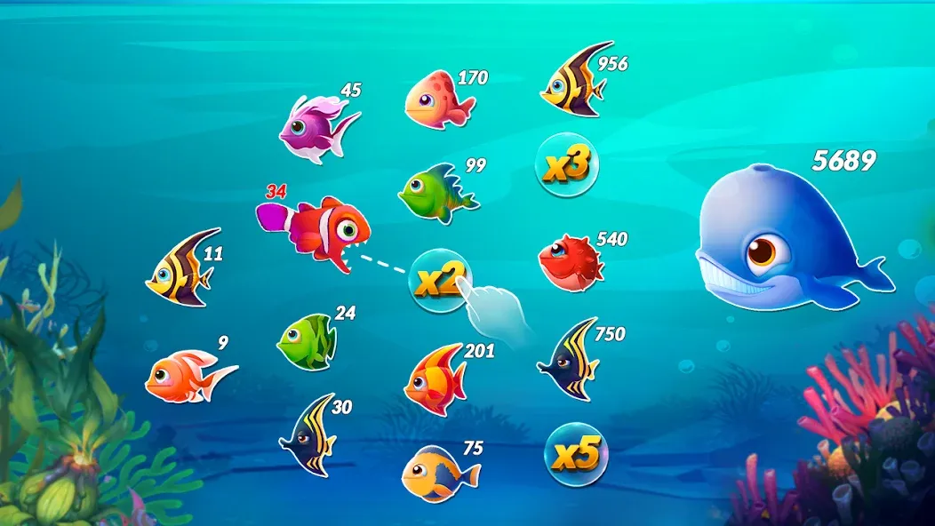 Big Eat Fish Games Shark Games  [МОД Mega Pack] Screenshot 3