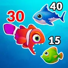 Скачать взлом Big Eat Fish Games Shark Games  [МОД Mega Pack] - стабильная версия apk на Андроид