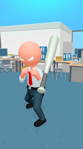 Crazy Office — Slap & Smash  [МОД Все открыто] Screenshot 3