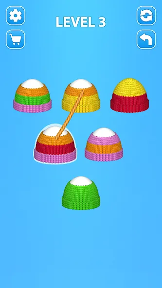 Cozy Knitting: Sorting games (Кози Ниттинг)  [МОД Меню] Screenshot 1