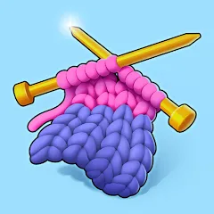 Взломанная Cozy Knitting: Sorting games (Кози Ниттинг)  [МОД Меню] - полная версия apk на Андроид