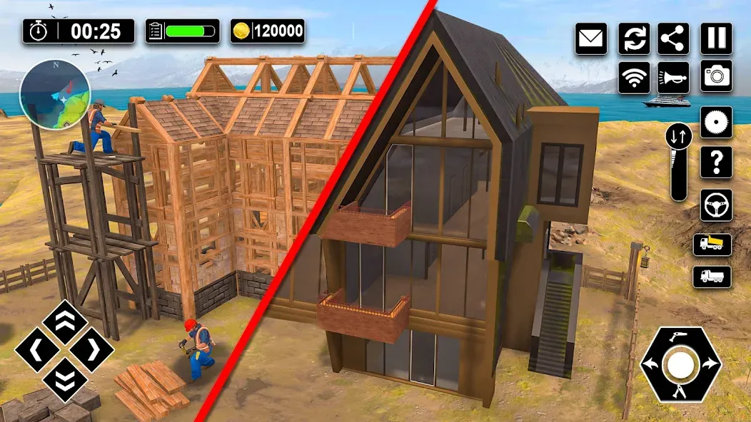 Wood House Construction Game  [МОД Menu] Screenshot 4