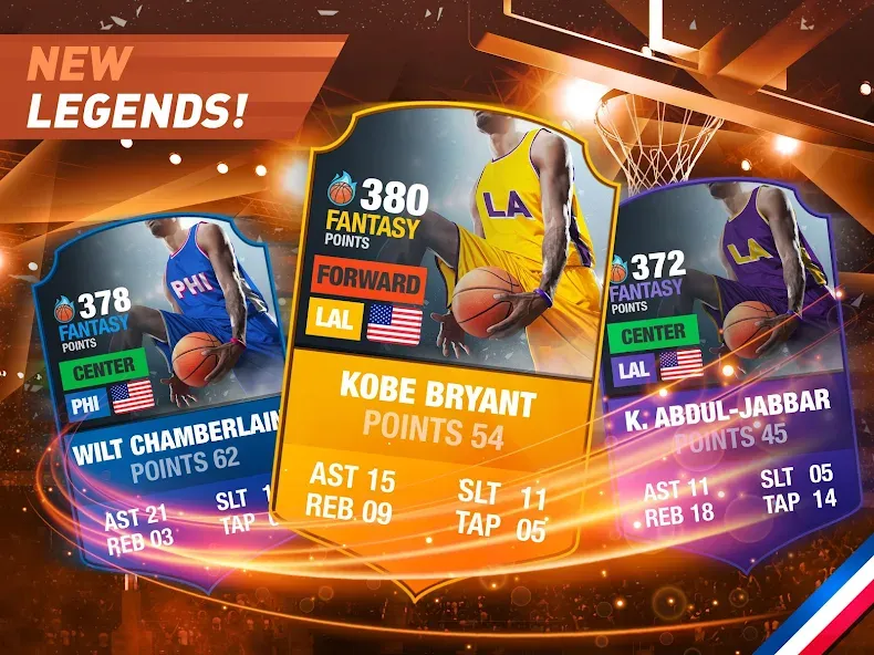 Basketball Fantasy Manager NBA  [МОД Unlocked] Screenshot 4