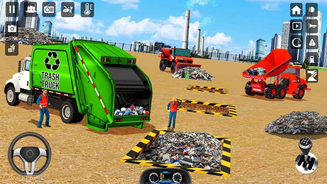 Trash Truck Games Simulator 3D  [МОД Menu] Screenshot 3