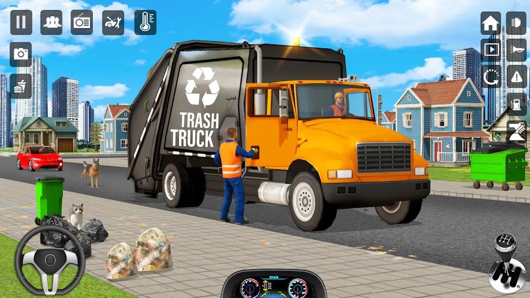 Trash Truck Games Simulator 3D  [МОД Menu] Screenshot 5